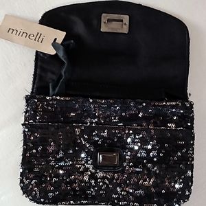 Black & Silver Clutch